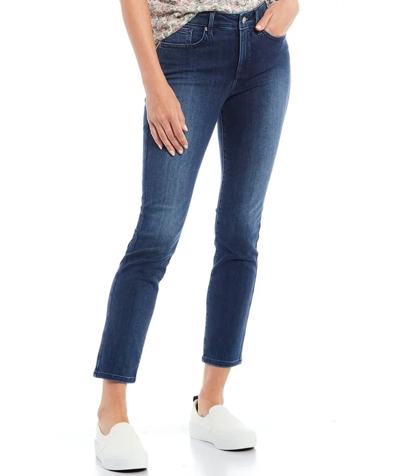 Nydj Alina Skinny Leg Mid Rise Ankle Legging Jeans - 0