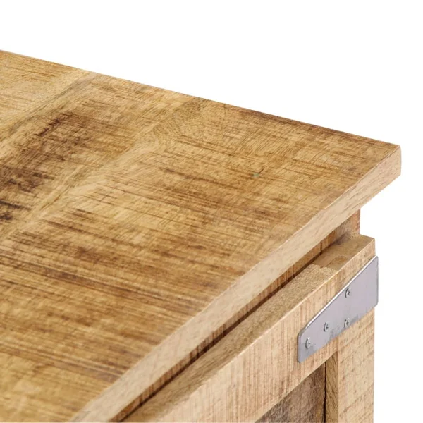 vidaXL TV Cabinet 47.2x22x11.8x22x15.7x22 Solid Mango Wood, 247692