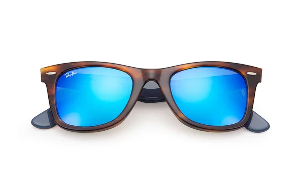 Ray-Ban Original Wayfarer Bicolor Sunglasses - Tortoise Frame/Blue Lens