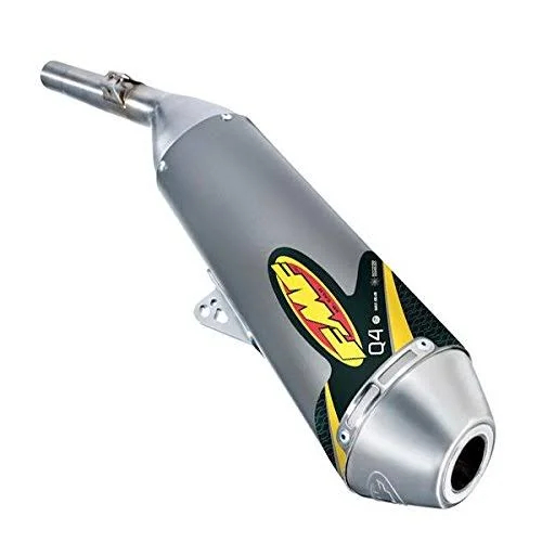 FMF Racing Q4 Spark Arrestor Slip-On Exhaust for Yamaha 2003-05 Yz450f - 2003-06, Black
