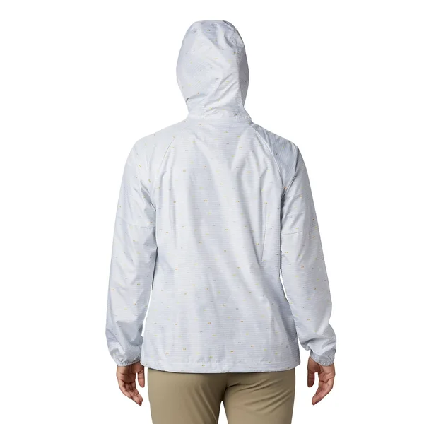 Columbia Women's Side Hill Printed Windbreaker, Cirrus Grey Between The Lines Print, Small