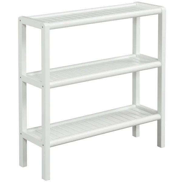 HomeRoots 380026 29 in. Bookcase with 3 Shelves in White