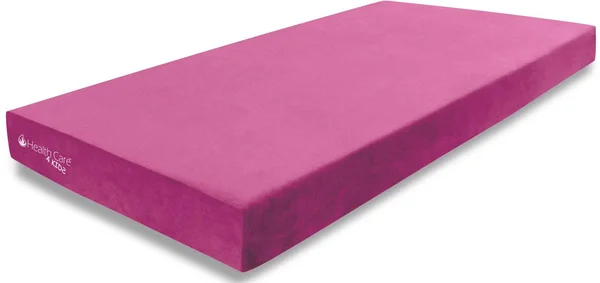 Health Care Pink Memory Foam Twin Mattress and Pillow - 4 Kids Dream