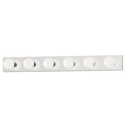 Weehawken 6-Light Bath Bar Charlton Home Finish: Polished Chrome