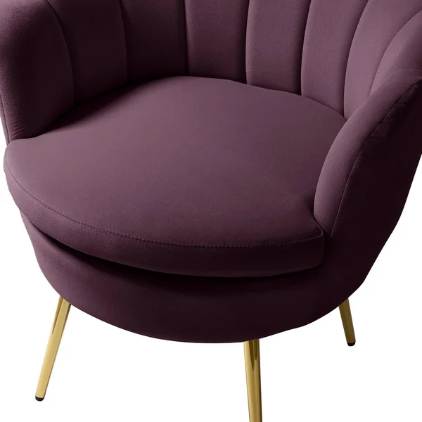 Gaitana Upholstered Barrel Chair with Tufted Back, Set of 2 - Mustard