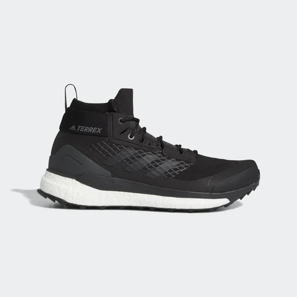 Adidas Terrex Free Hiker GTX - Men's Black/Grey/Three/Active Orange - 10.5