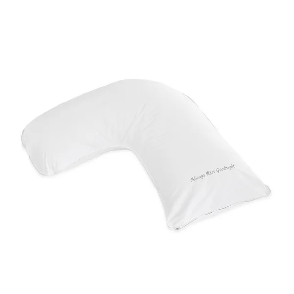 The Pillow Bar Breakfast in Bed Down Alternative Kiss Goodnight Medium Side Sleeper Pillow