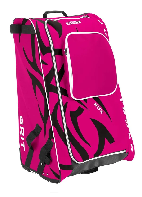 Grit Inc HTFX Hockey Tower 33x22 Wheeled Equipment Bag Fuchsia HTFX033-DI (Diva)