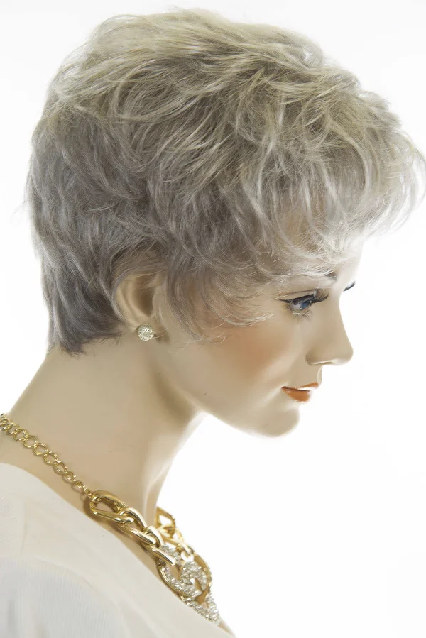 Medium Light Weight Jon Renau Bree Wavy Blonde Brunette Red Grey Wigs - Chestnut Brown Dark Auburn Fro...