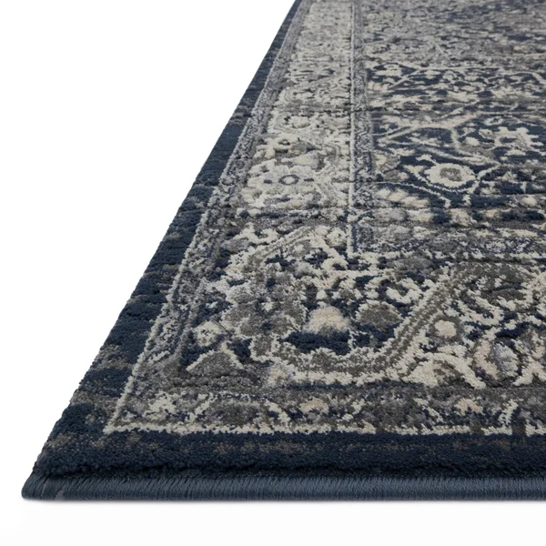 Everly by Magnolia Home VY-02 Grey/Midnight Rug Rectangle 5&3x22 x 7&8x22
