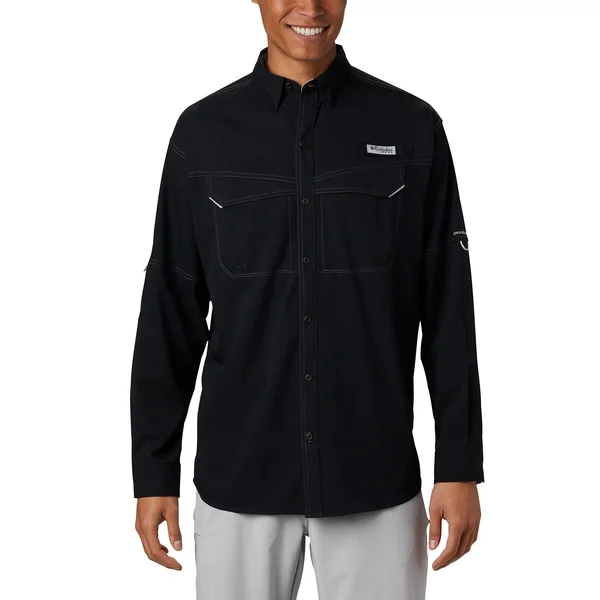 Columbia Men's Low Drag Offshore Long Sleeve Shirt - White Cap - Medium