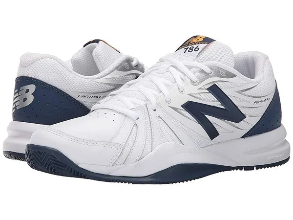 New Balance 786v2 White/Blue Men's Tennis Shoes Size 13