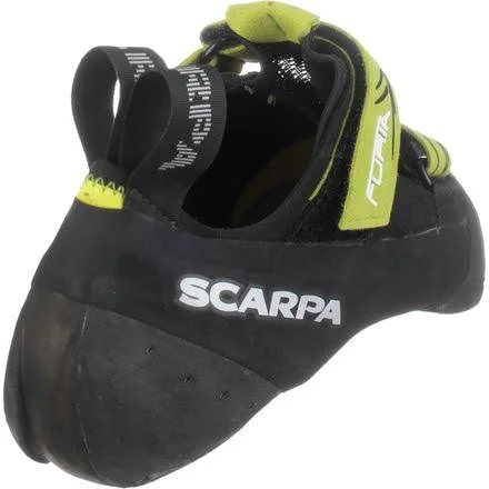 Scarpa Furia Climbing Shoe - 36.5 - Black, Lime
