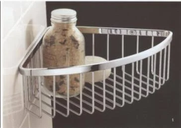 Samuel Heath N7902-CP Corner Shower Basket - Small in Chrome Plated