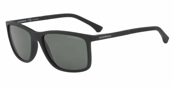 Emporio Armani EA4058 506381 Black Square Sunglasses