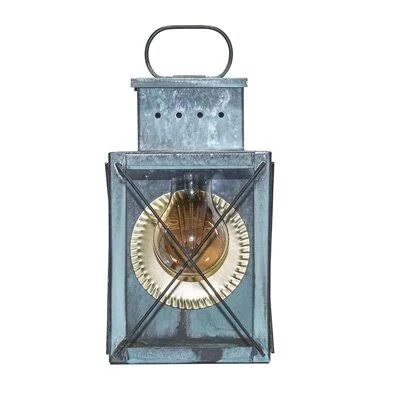 Wildes Outdoor Wall Lantern Breakwater Bay Fixture Finish: Antique Bronze, Shade Finish: Seedy