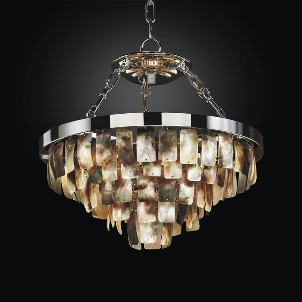 Glow Lighting 618VM16SP Malibu Collection 16-in. Chandelier