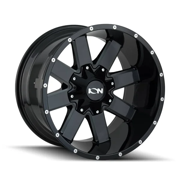Ion 141 Gloss Black/Milled Spokes 20x9 8-165.1/8-170 0mm 130.8Mm