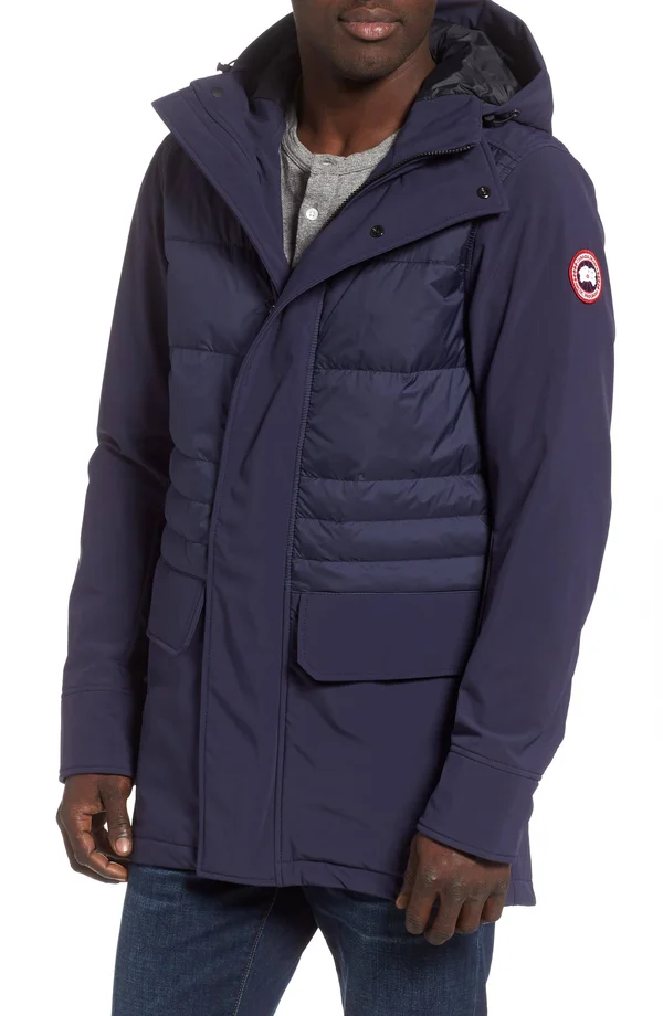 Canada Goose Men's Breton Down Coat (Men - Admiral Navy, S)