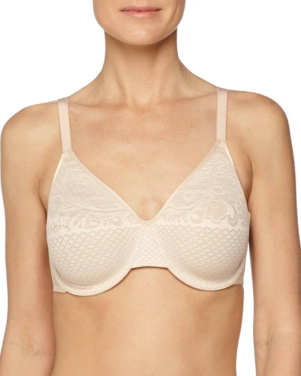 Wacoal Visual Effects Minimizer Bra - Sand 44D