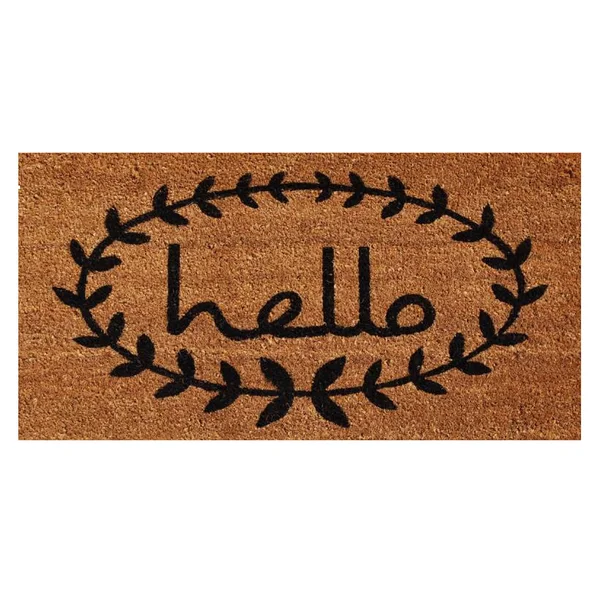 Home & More Hello Doormat; 3& x 6&