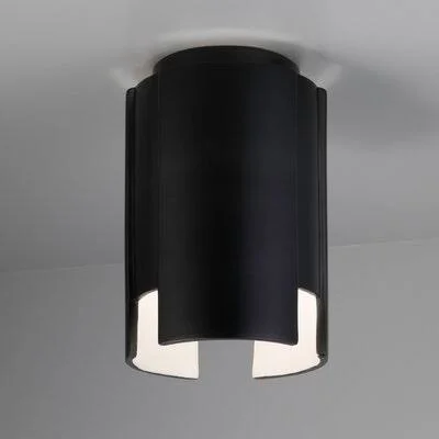 Lashay 1-Light 6.25x22 Flush Mount Wrought Studio Finish: Granite