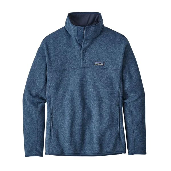 Patagonia Lightweight Better Sweater Marsupial Pullover - Women's Woolly Blue - XL
