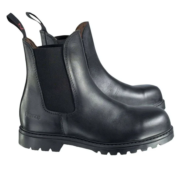 Horze Kids Safety Paddock Boots 12.5 Black