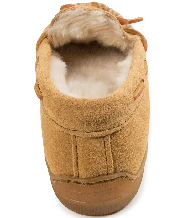 Minnetonka Pile Lined Hardsole - Tan