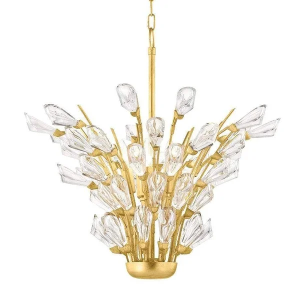 Hudson Valley 7221-GL Tulip 5 Light Chandelier