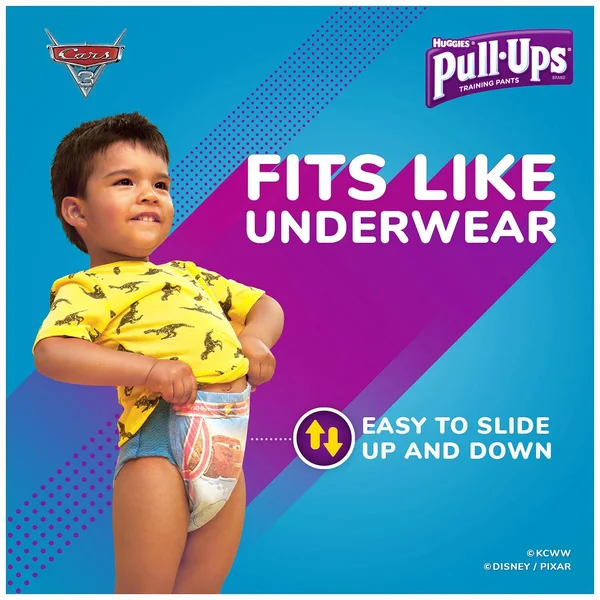 Huggies Pull-Ups Traning Pants for Boys Size L, 3T - 4T, 116 Ct.