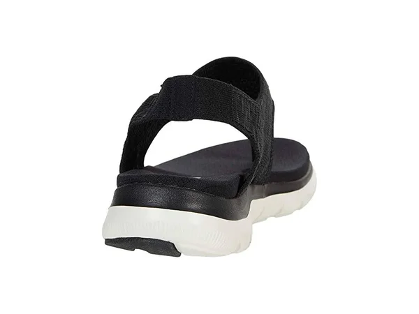 Skechers Women's Flex Appeal 2.0 - Spring Motion 2 Sandals, Black, 5.0
