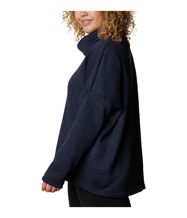 Columbia Women's Chillin Fleece Pullover - Plus Size - 2x - Black