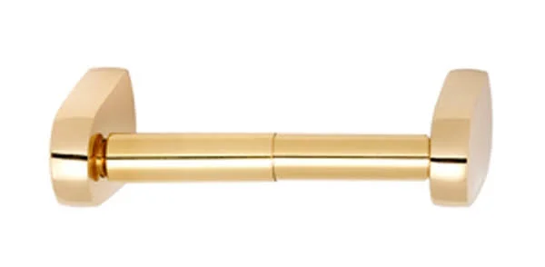 Alno A8960-PB/NL: Euro Tissue Holder - Unlacquered Brass