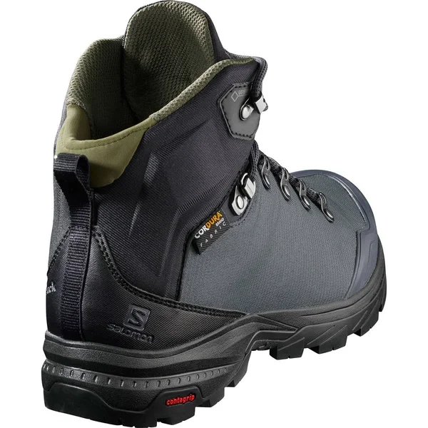 Salomon Men's Outback 500 GTX Boots Ebony, Black, Grape Leaf 9