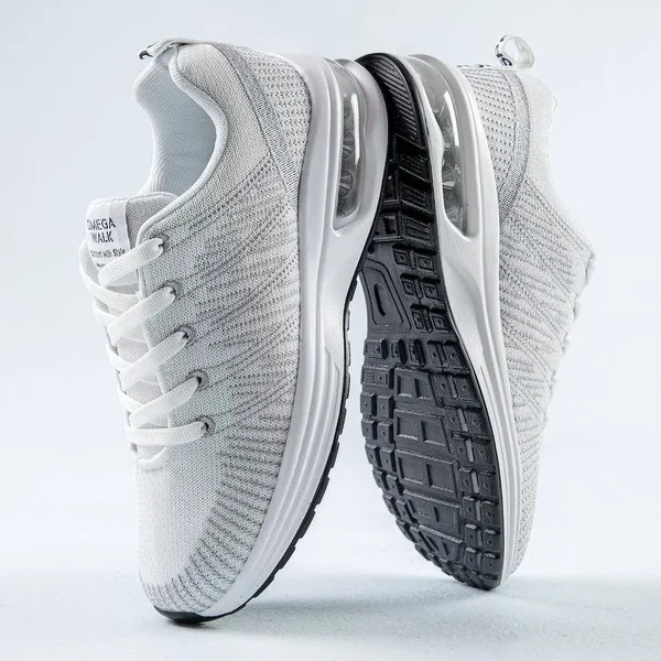 Omega Walk Comfortable Walking Shoes for Women - Lightweight - Breathable - Stylish - Air Cushion - Running Sneakers, White, US