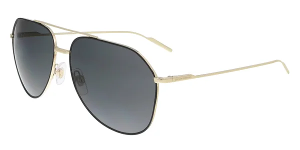 Dolce & Gabbana DG2166 Sunglasses - Black/Pale Gold (130587)