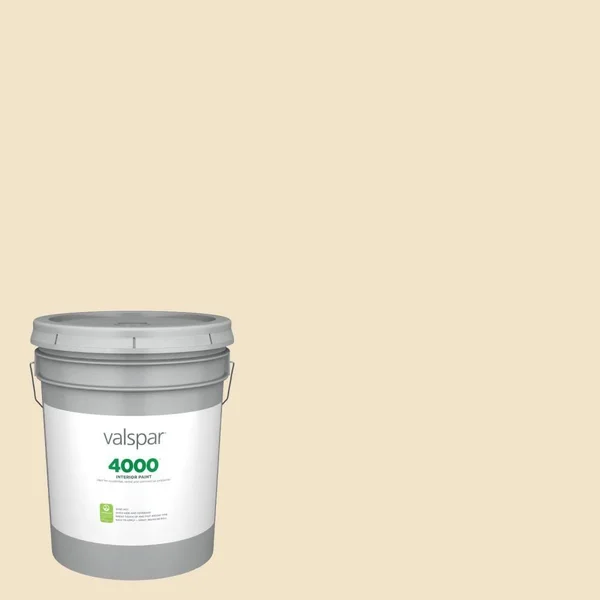 Valspar 4000 Flat Vanillin Hgsw4038 Interior Paint (5-Gallon), HGSW4038-447510
