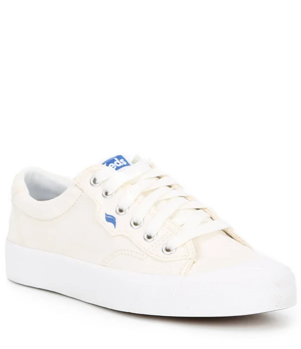 Keds Crew Kick 75 Canvas White Shoes - White - 5.5