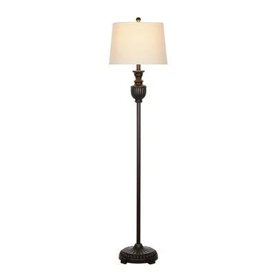 Machin 59x22 Traditional Floor Lamp Charlton Home Bulb: Not Included