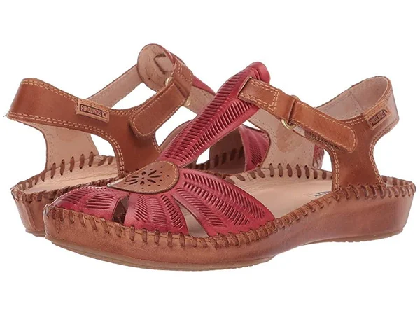 Pikolinos Women's Puerto Vallarta 655-0575 Sandal Coral/Brandy 37