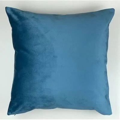 Bergamot Square Pillow Cover Mercer41 Color: Celestial Blue - Size: 24x22 x 24x22