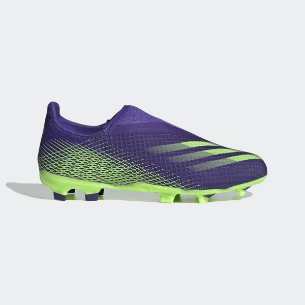 Adidas Kids x Ghosted.3 Laceless FG Energy Ink/Signal Green 6