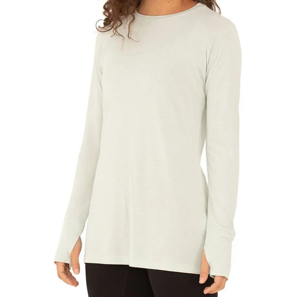 Free Fly Women's Bamboo Weekender Long Sleeve Willow Green, XL
