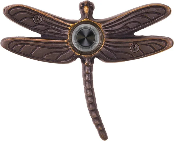 Waterwood WW019ORB Solid Brass Summer Dragonfly Doorbell - Oil Rubbed Bronze