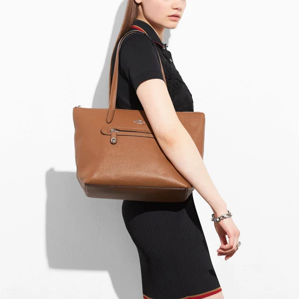 Coach Taylor Tote in Pebble Leather Aurora