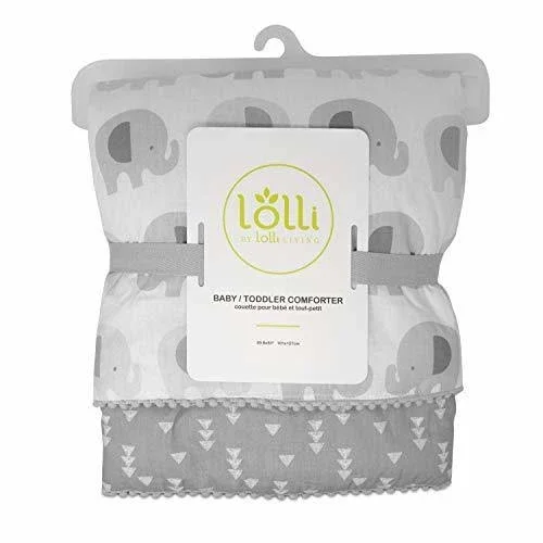 Bailey Elephant Crib Comforter Lolli Living