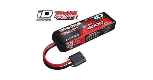 Traxxas 2849X 3-Cell Lipo Battery 4000, 5.3 x 1.02 x 1.7"