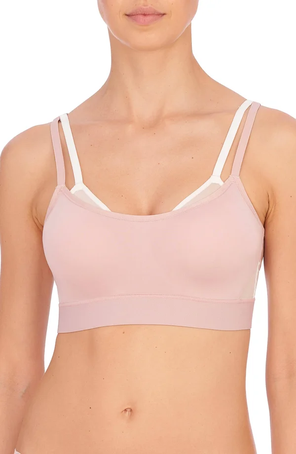 Natori Gravity Contour Underwire Sports Bra - Womens, 32H, Rose Beige Warm
