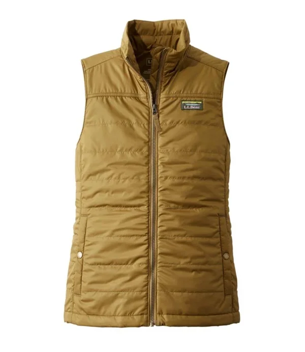 Women's Mountain Classic Puffer Vest Brown Extra Large, L.L.Bean